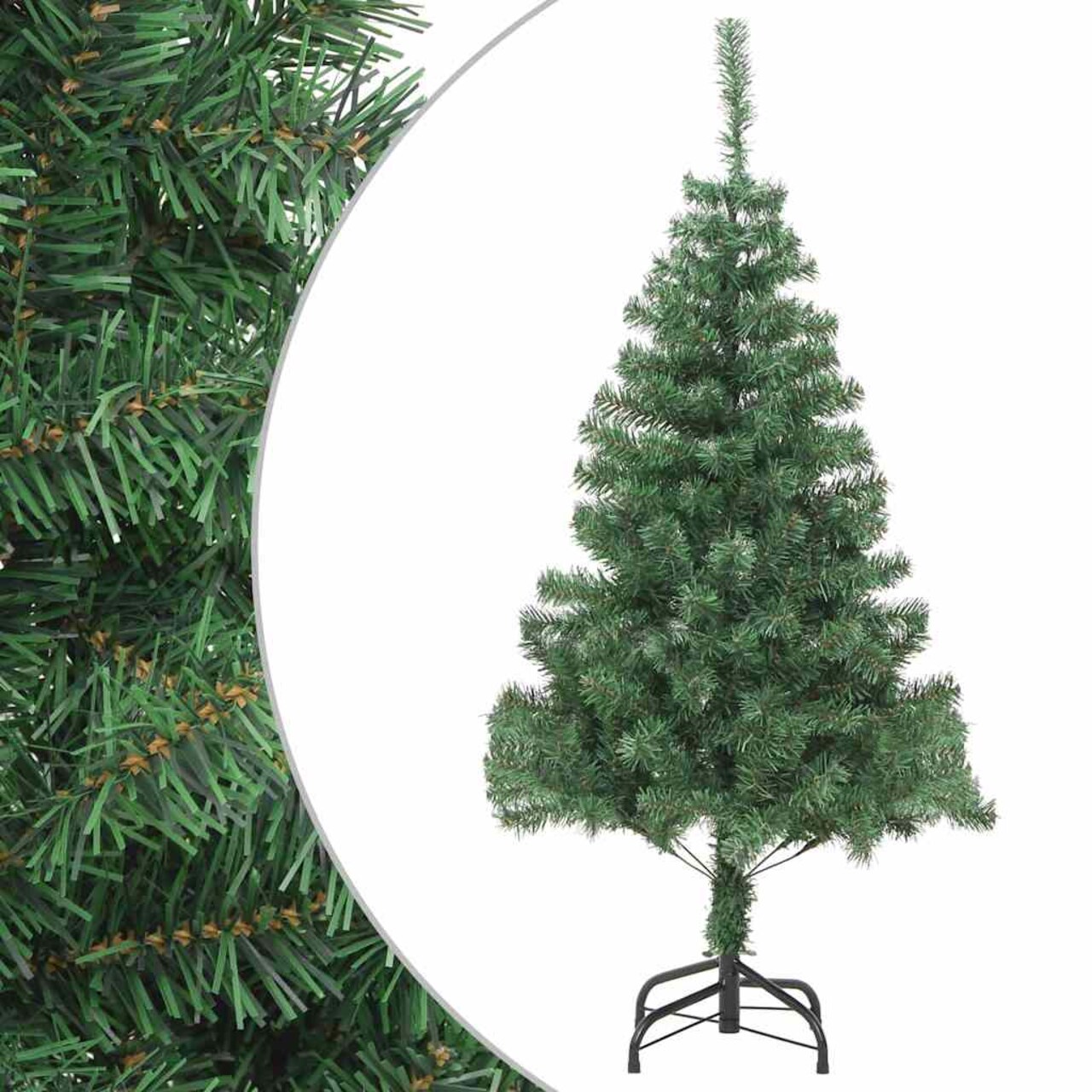 vidaXL Christmas Tree Green PVC, Plastic 70.9 in Christmas Tree